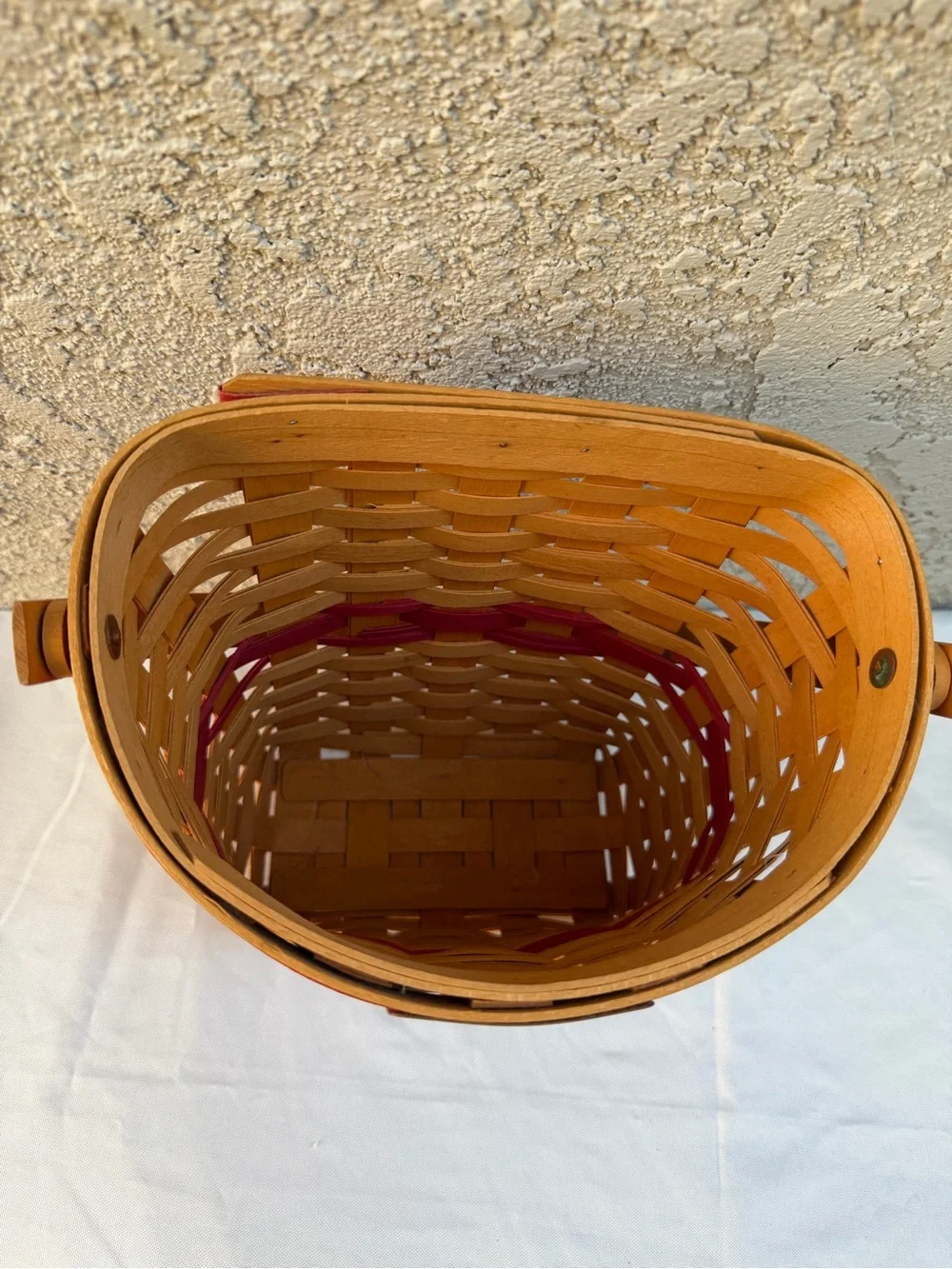 Longaberger Collectors Club Membership Basket 1996 Charter Member & Glad Tidings